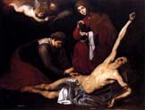 saint sebastian tended by the holy women